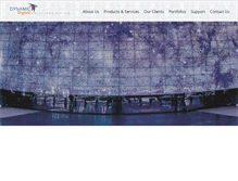 Tablet Screenshot of dynamic-ds.com